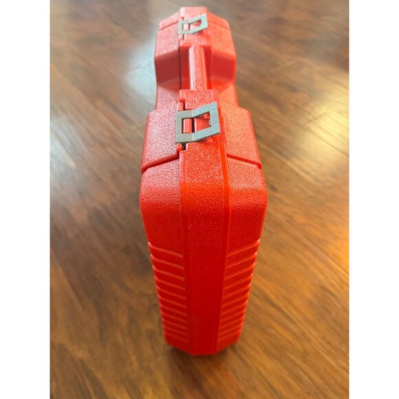 Lego Red Carrying Case With Secure Clasps & Handle For Storage Or Transport Of L - Picture 6 of 11